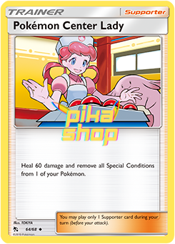 Pokémon
 Hidden Fates 64/68 Pokemon Center Lady - PikaShop