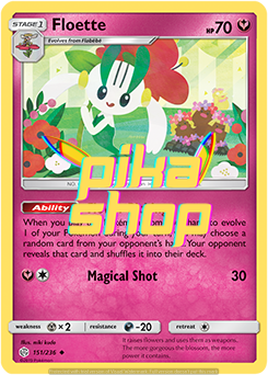 Pokemon Cosmic Eclipse 151/236 Floette Reverse Holo