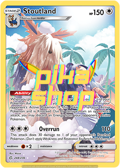 Pokemon Cosmic Eclipse 248/236 Stoutland Full Art