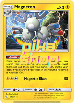 Pokémon
 Cosmic Eclipse 069/236 Magneton Reverse Holo