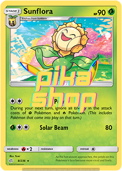 Pokémon
 Cosmic Eclipse 008/236 Sunflora Reverse Holo