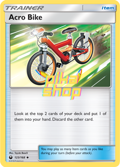 Pokémon
 Celestial Storm 123/168 Acro bike Reverse Holo - PikaShop