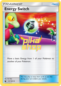 Pokémon
 Celestial Storm 129/168 Energy Switch Reverse Holo - PikaShop