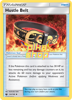 Pokémon
 Celestial Storm 134/168 Hustle Belt - PikaShop