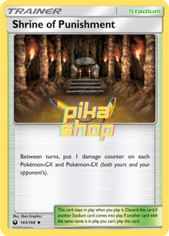 Pokémon
 Celestial Storm 143/168 Shrine of Punishment - PikaShop