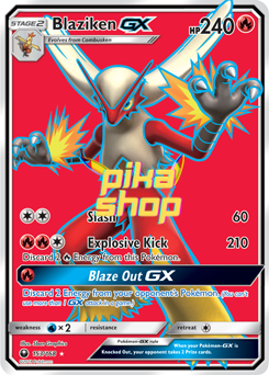 Pokémon
 Celestial Storm 153/168 Blaziken GX Full Art - PikaShop