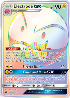 Pokémon
 Celestial Storm 172/168 Electrode GX Rainbow Rare - PikaShop