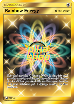 Pokémon
 Celestial Storm 183/168 Rainbow Energy Secret Rare - PikaShop
