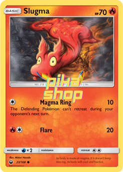 Pokémon
 Celestial Storm 023/168 Slugma Reverse Holo - PikaShop