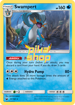 Pokémon
 Celestial Storm 035/168 Swampert Non Holo - PikaShop