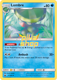 Pokémon
 Celestial Storm 037/168 Lombre Reverse Holo - PikaShop