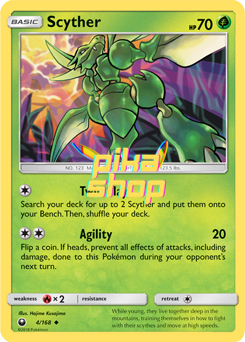 Pokémon
 Celestial Storm 004/168 Scyther - PikaShop