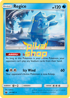 Pokémon
 Celestial Storm 045/168 Regice Reverse Holo - PikaShop