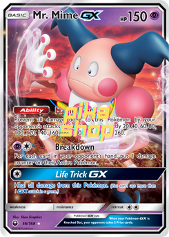 Pokémon
 Celestial Storm 056/168 Mr. Mime GX Half Art - PikaShop