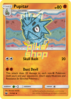 Pokémon
 Celestial Storm 075/168 Pupitar Reverse Holo - PikaShop