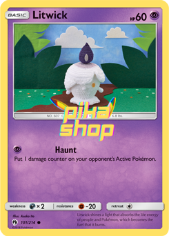 Pokémon
 Lost Thunder 101/214 Litwick Reverse Holo - PikaShop