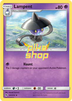 Pokémon
 Lost Thunder 102/214 Lampent Reverse Holo - PikaShop