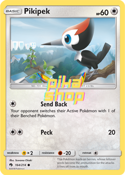 Pokémon
 Lost Thunder 164/214 Pikipek - PikaShop