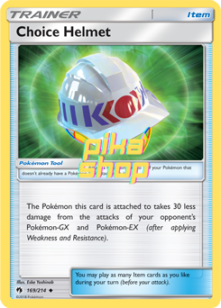 Pokémon
 Lost Thunder 169/214 Choice Helmet Reverse Holo - PikaShop