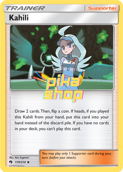 Pokémon
 Lost Thunder 179/214 Kahili Reverse Holo - PikaShop