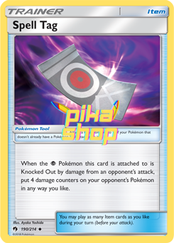 Pokémon
 Lost Thunder 190/214 Spell Tag Reverse Holo - PikaShop