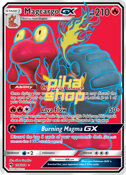 Pokémon
 Lost Thunder 198/214 Magcargo GX Full Art - PikaShop