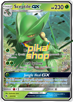 Pokémon
 Lost Thunder 022/214 Sceptile GX Half Art - PikaShop