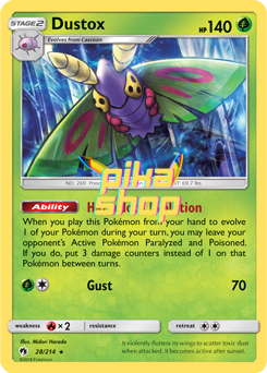 Pokémon
 Lost Thunder 028/214 Dustox - PikaShop