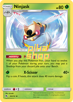 Pokémon
 Lost Thunder 030/214 Ninjask Reverse Holo - PikaShop