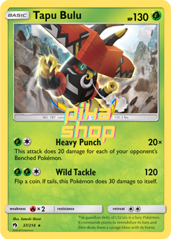 Pokémon
 Lost Thunder 037/214 Tapu Bulu Reverse Holo - PikaShop