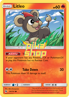 Pokémon
 Lost Thunder 050/214 Litleo - PikaShop