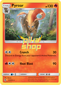 Pokémon
 Lost Thunder 051/214 Pyroar - PikaShop