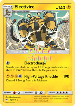 Pokémon
 Lost Thunder 072/214 Electivire - PikaShop