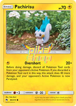 Pokémon
 Lost Thunder 080/214 Pachirisu Reverse Holo - PikaShop