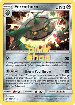 Pokémon
 Team Up 103/181 Ferrothorn - PikaShop