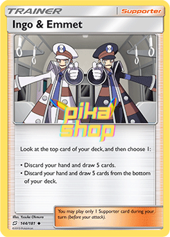 Pokémon
 Team Up 144/181 Ingo & Emmet - PikaShop