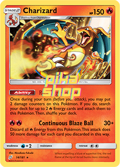 Pokémon
 Team Up 014/181 Charizard Reverse Holo - PikaShop