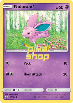 Pokémon
 Team Up 057/181 Nidoran (Male) - PikaShop