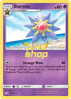Pokémon
 Team Up 065/181 Starmie Reverse Holo - PikaShop