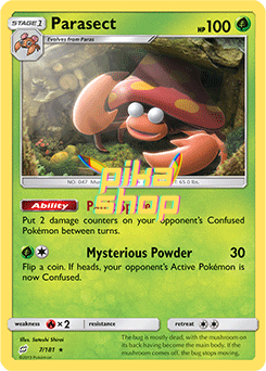 Pokémon
 Team Up 007/181 Parasect Reverse Holo - PikaShop