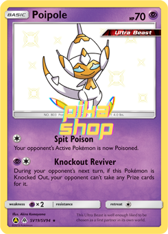 Pokémon
 Hidden Fates Shiny Vault SV19/SV94 Poipole Holo - PikaShop