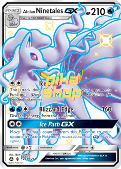 Pokémon
 Hidden Fates Shiny Vault SV53/SV94 Alolan Ninetales GX Full Art Shiny - PikaShop