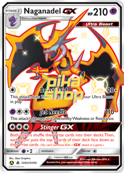 Pokémon
 Hidden Fates Shiny Vault SV63/SV94 Naganadel GX Full Art Shiny - PikaShop