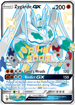 Pokémon
 Hidden Fates Shiny Vault SV65/SV94 Zygarde GX Full Art Shiny - PikaShop