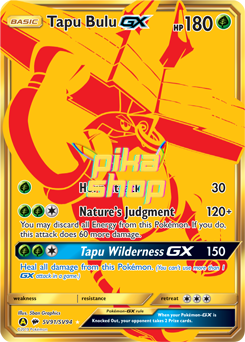 Pokémon
 Hidden Fates Shiny Vault SV91/SV94 Tapu Bulu GX Secret Rare - PikaShop