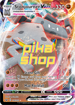 Pokemon
 Sword & Shield Base 116/202 Stonjourner VMAX Full Art