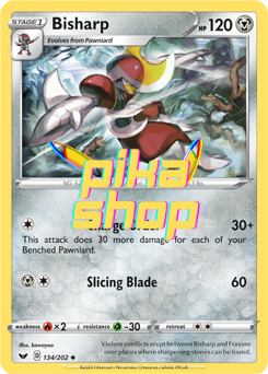 Pokemon
 Sword & Shield Base 134/202 Bisharp