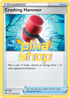 Pokemon Sword & Shield Base 159/202 Crushing Hammer