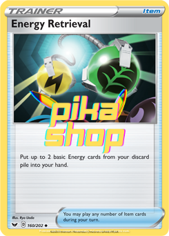 Pokemon
 Sword & Shield Base 160/202 Energy Retrieval