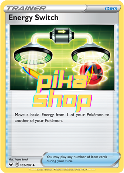 Pokemon
 Sword & Shield Base 162/202 Energy Switch